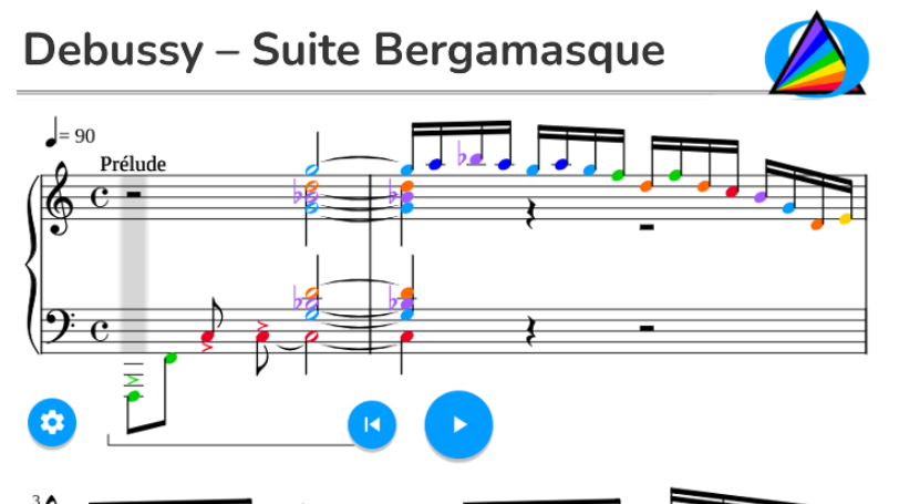 Prismanote – Debussy – Suite Bergamasque Snippet Thumbnail