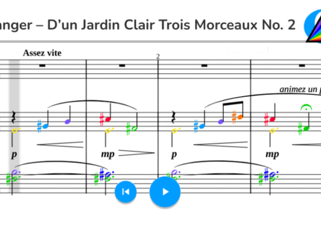 Boulanger – D’un Jardin Clair Trois Morceaux No. 2