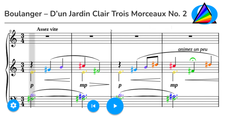 Boulanger – D’un Jardin Clair Trois Morceaux No. 2