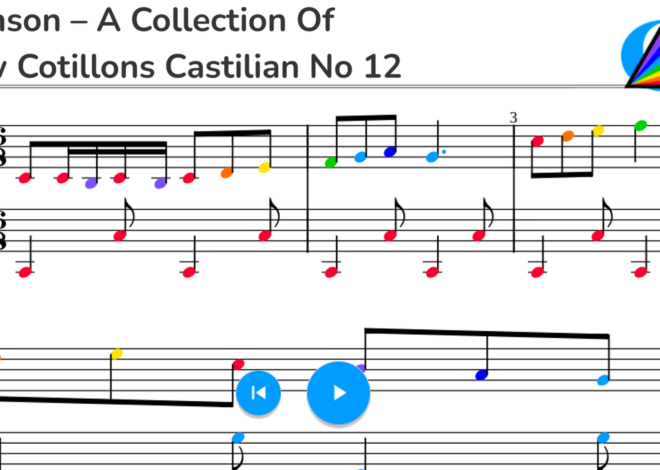 Johnson – A Collection of New Cotillons Castilian No 12