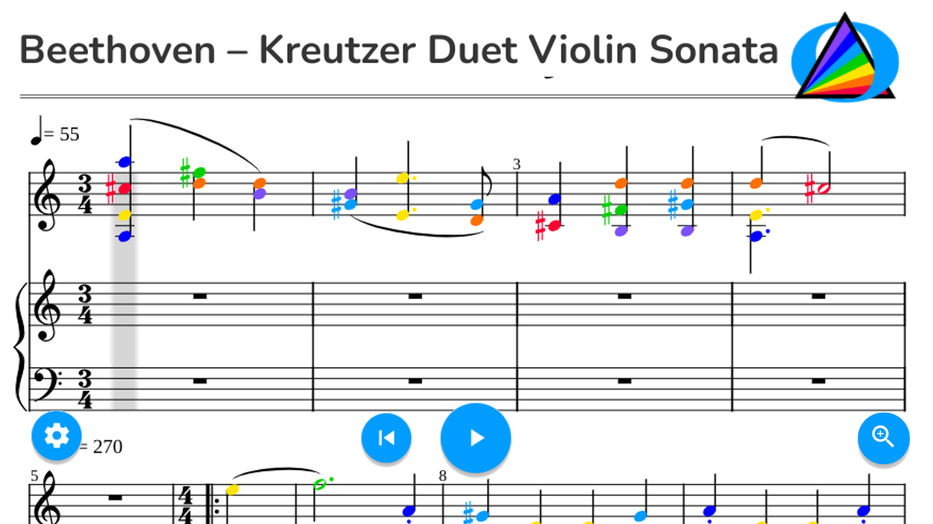 Beethoven – Kreutzer Duet Violin Sonata No.9, Op. 4