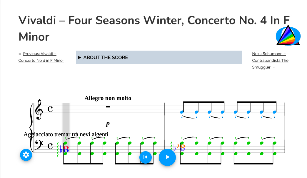 Vivaldi – Concerto No 4 in F Minor