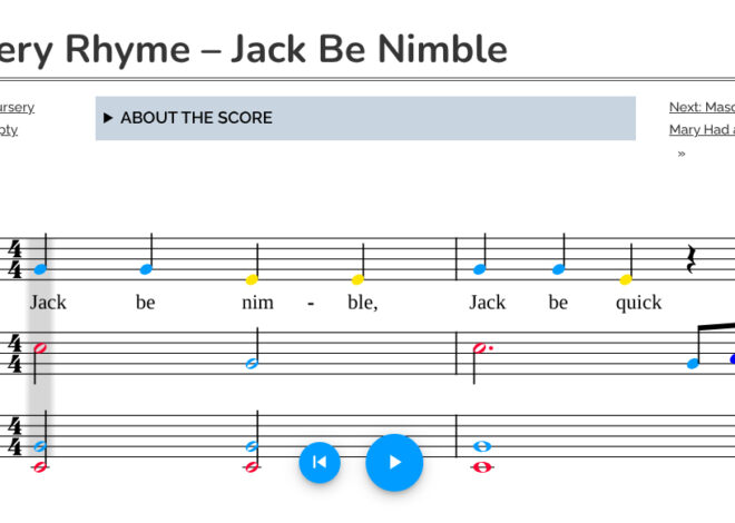Nursery Rhyme – Jack Be Nimble