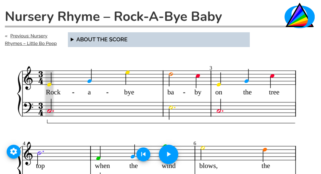 Nursery Rhyme – Rock-A-Bye Baby