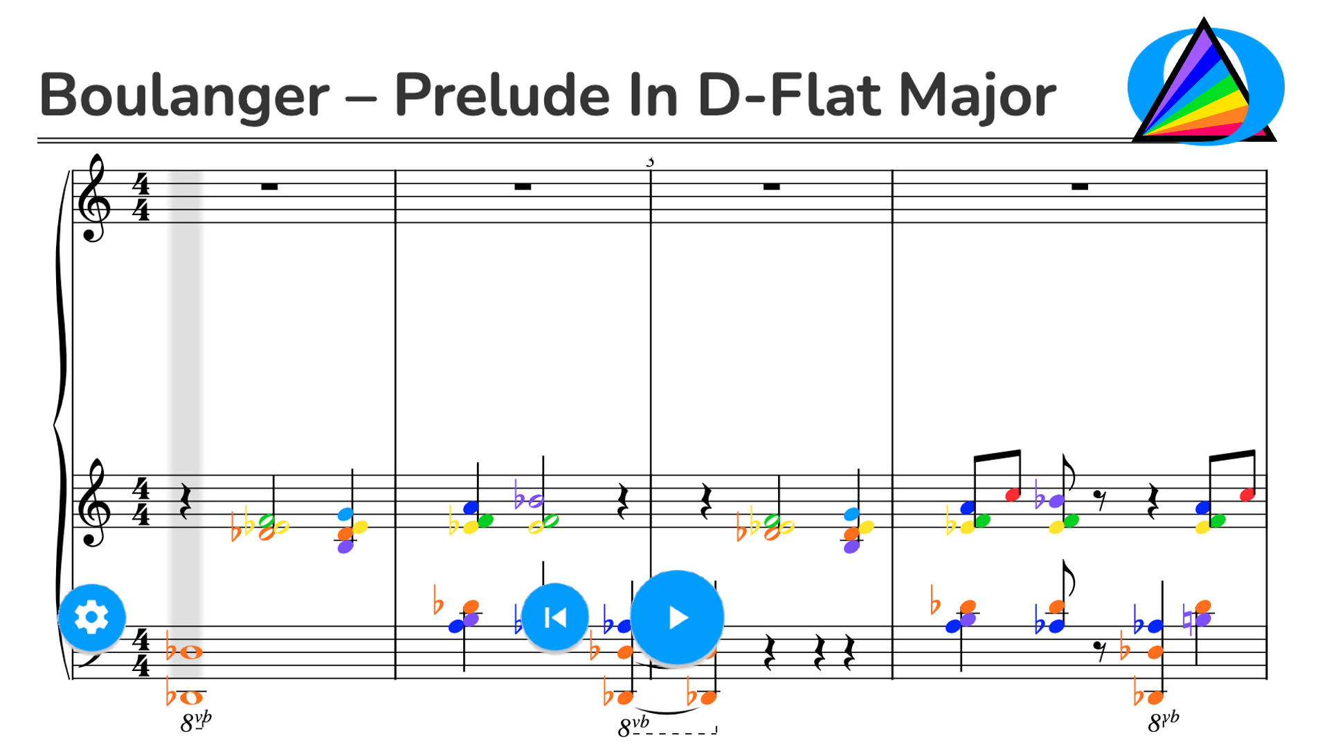 Boulanger – Prelude in D-Flat Major