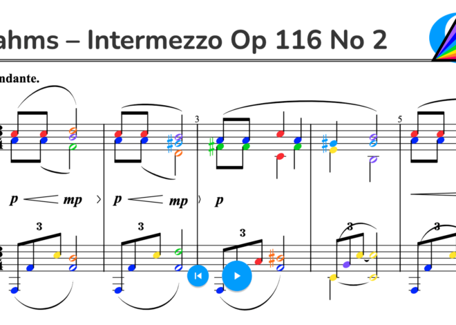 Brahms – Intermezzo Op 116 No 2