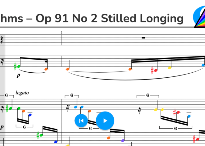 Brahms – Op 91 No 2 Stilled Longing