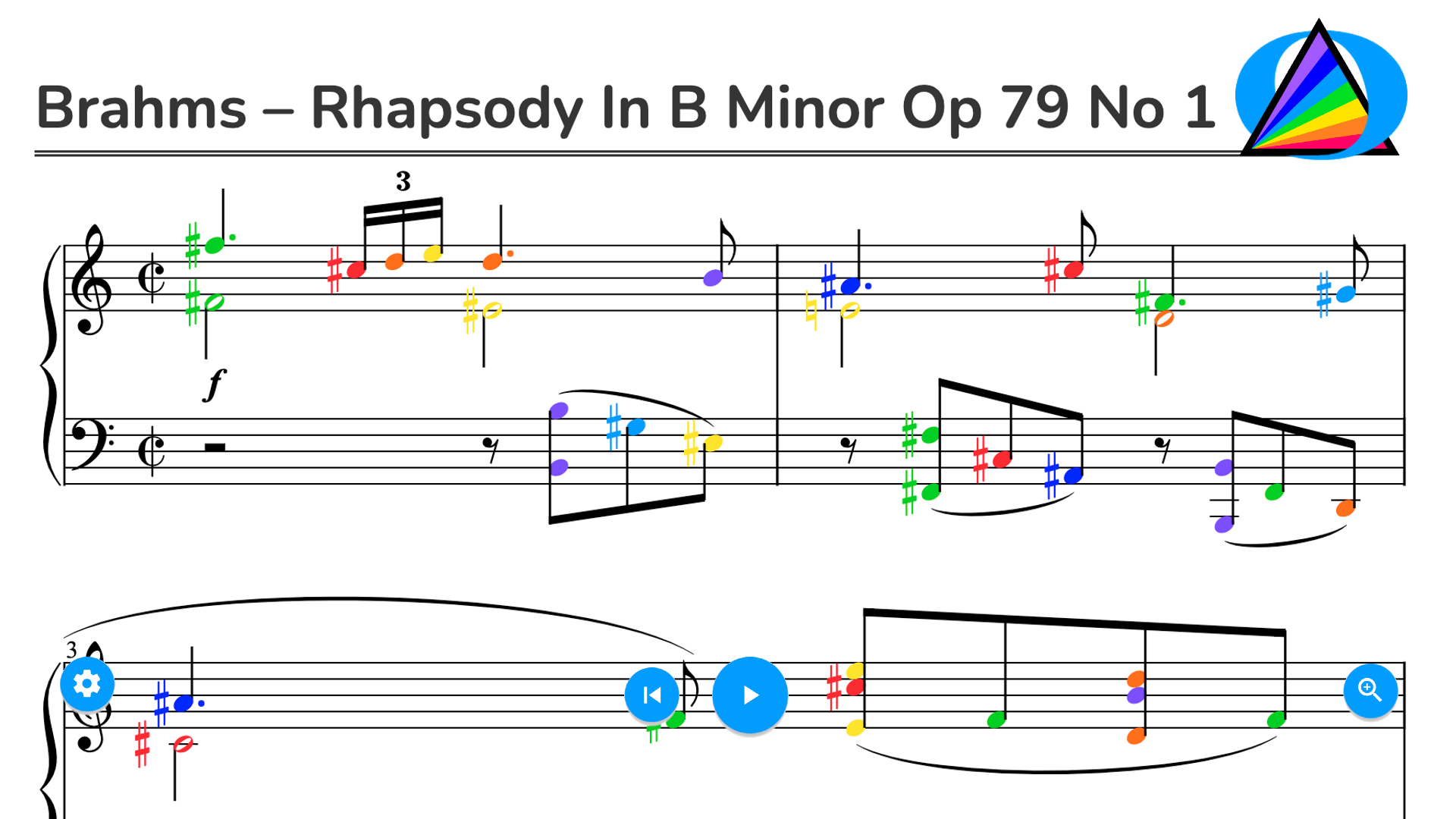Brahms – Rhapsody in B Minor Op 79 No 1