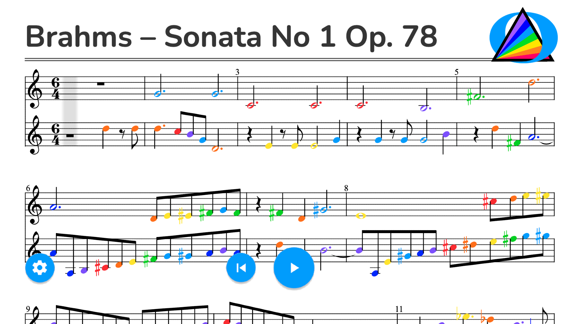 Brahms – Sonata No 1 Op. 78