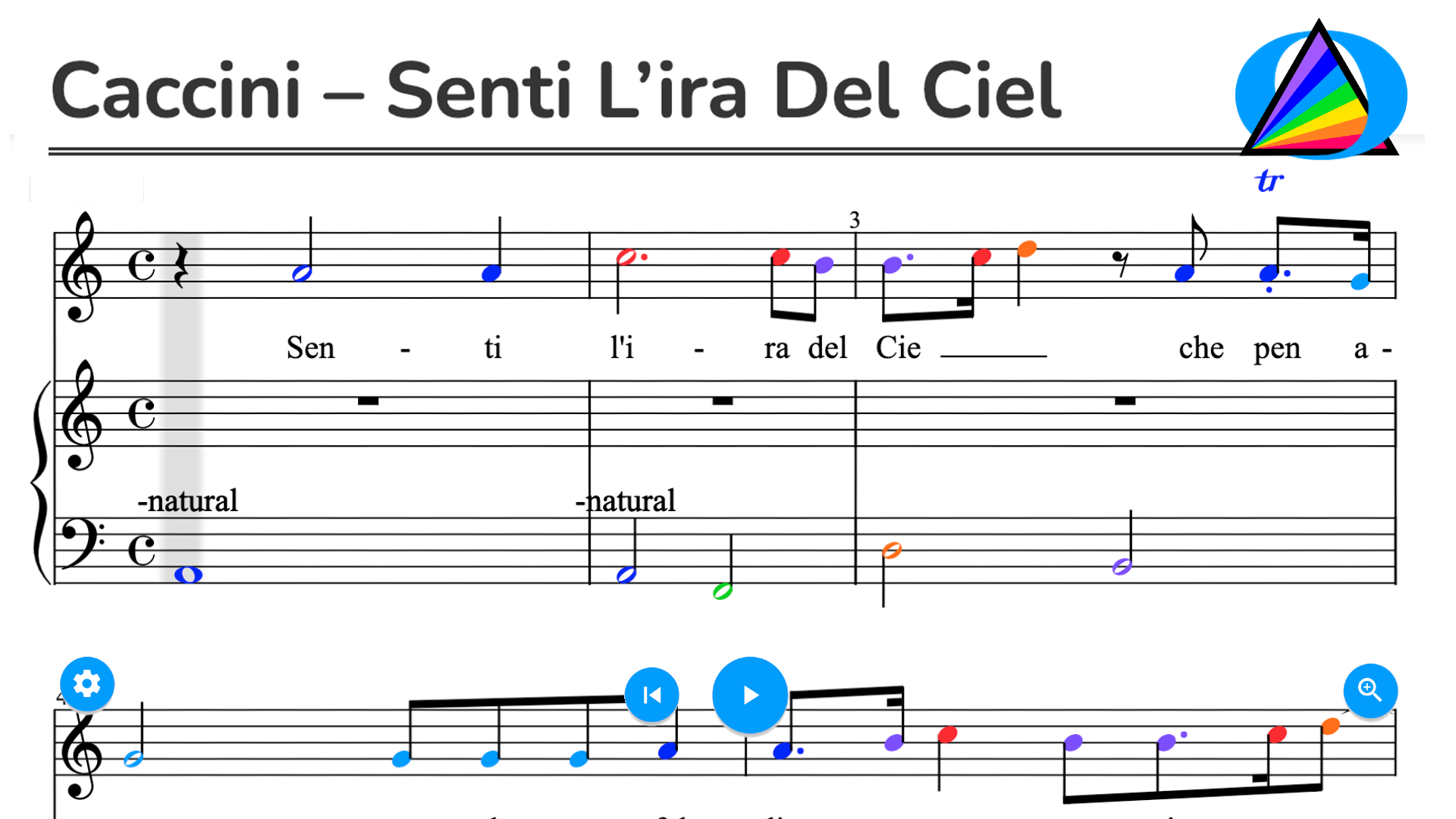 Caccini – Senti l’ira del Ciel