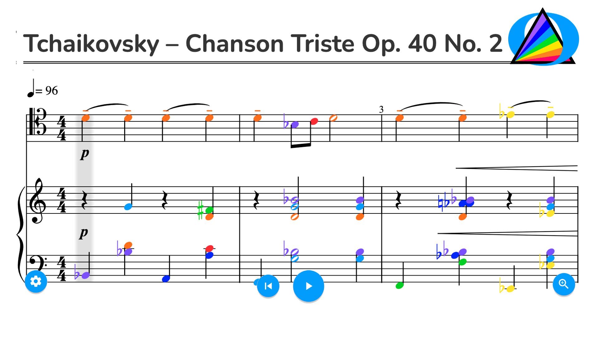 Tchaikovsky – Chanson Triste Op. 40 No. 2