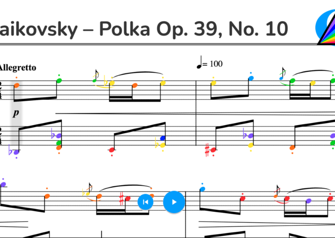 Tchaikovsky – Album for the Young Polka Op. 39 No. 10