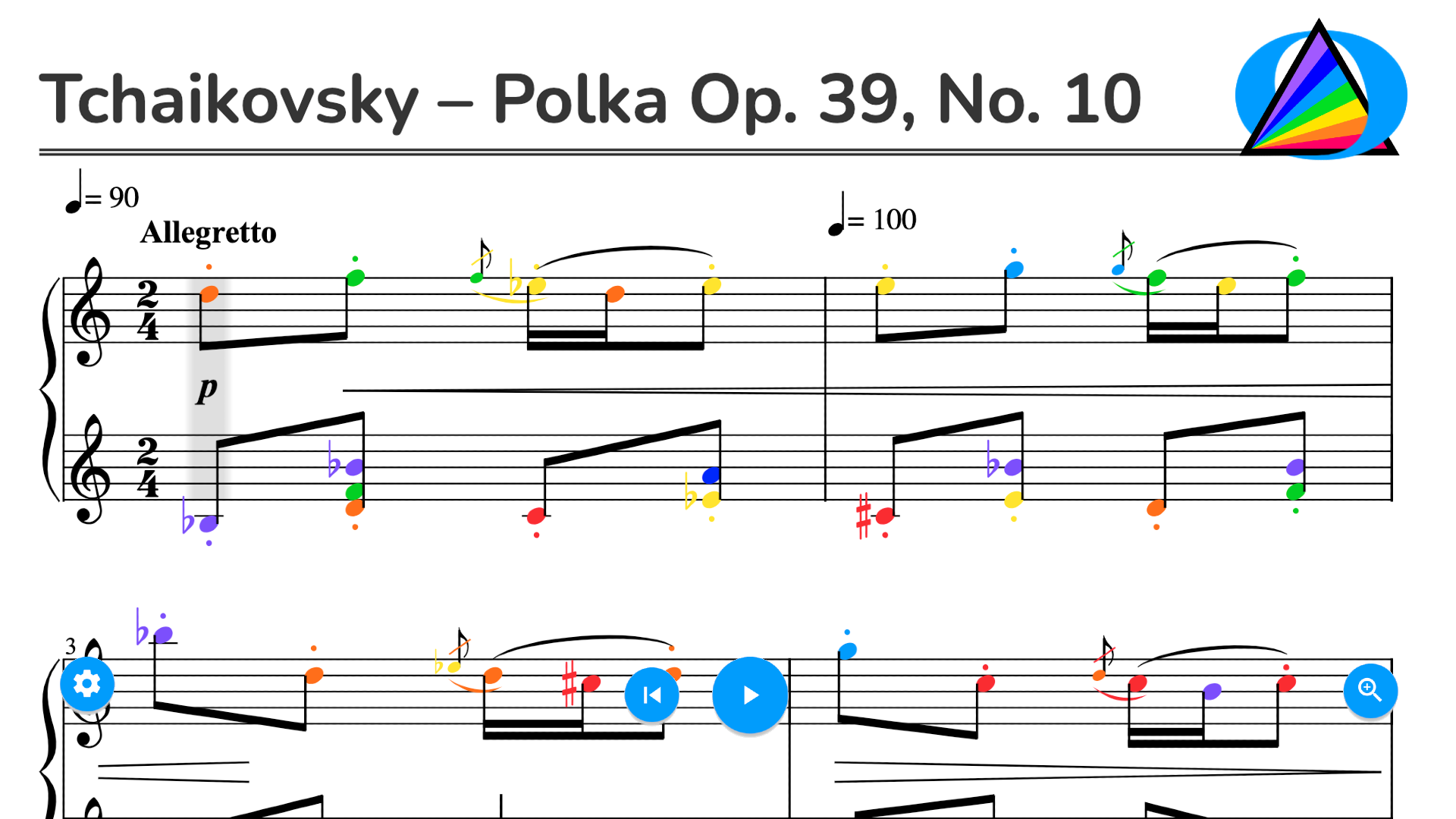 Tchaikovsky – Album for the Young Polka Op. 39 No. 10