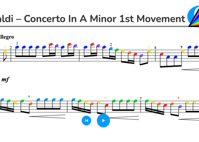 Vivaldi – Concerto in A Minor 1st Movement