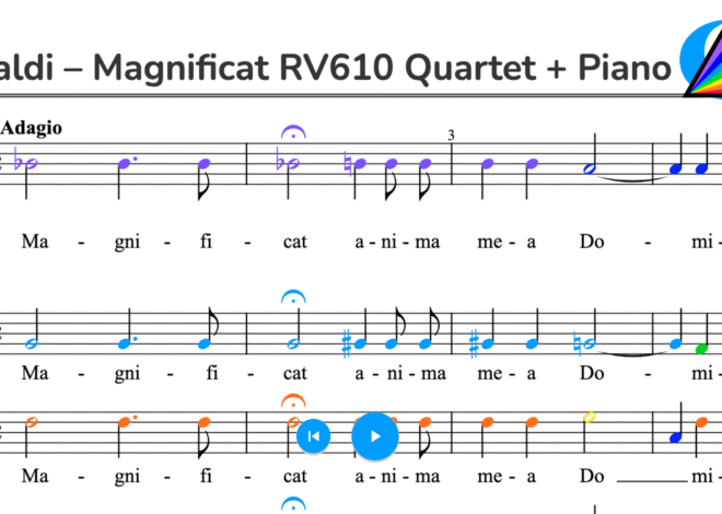 Vivaldi – Magnificat RV610 Quartet + Piano