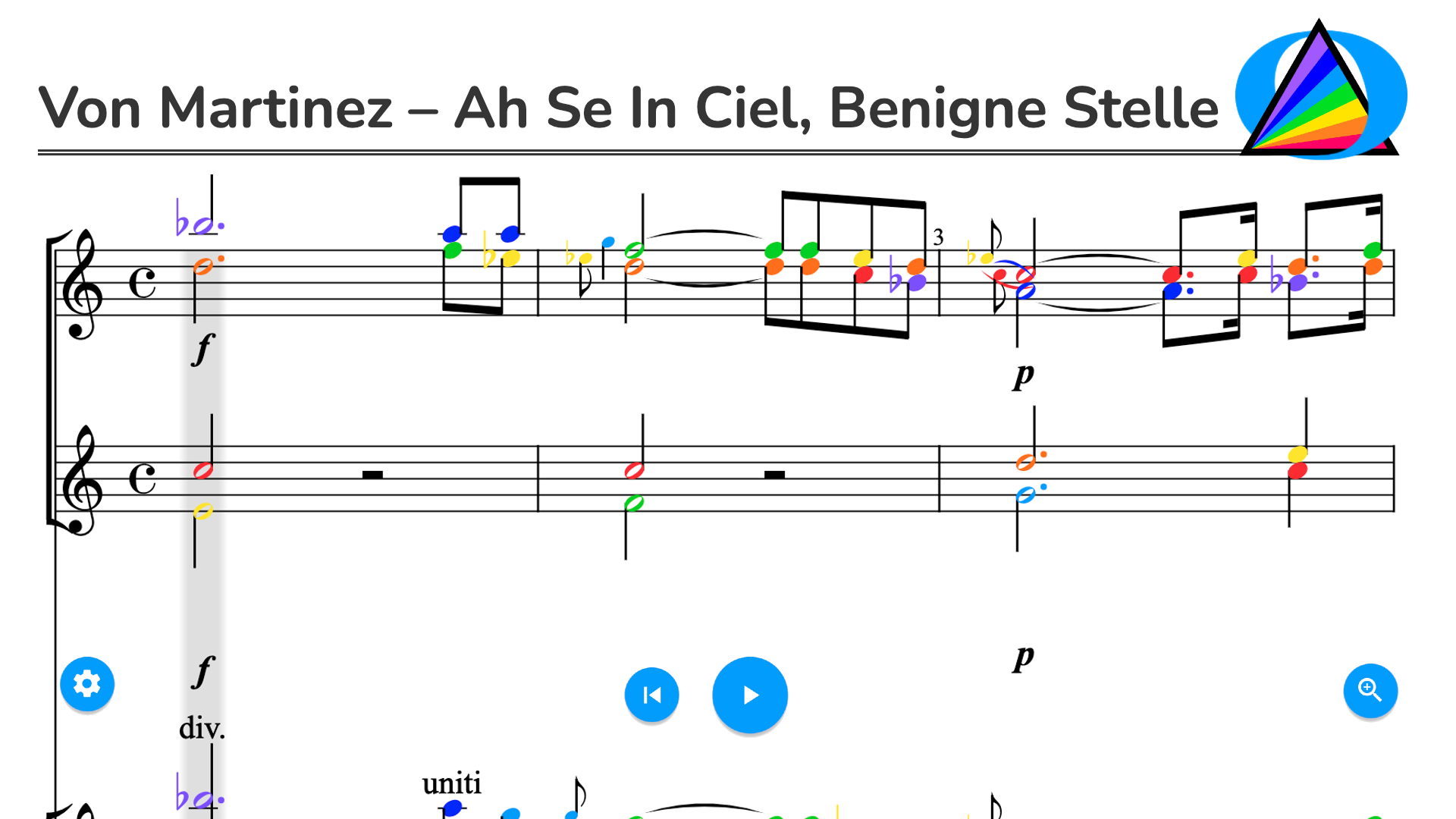 von Martinez – Ah Se in Ciel, Benigne Stelle