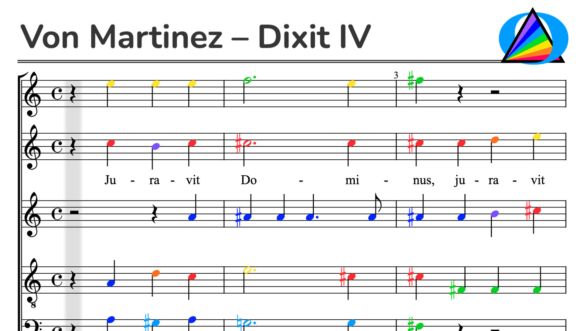 von Martinez – Dixit IV Juravit Dominus Dom Pilgrim