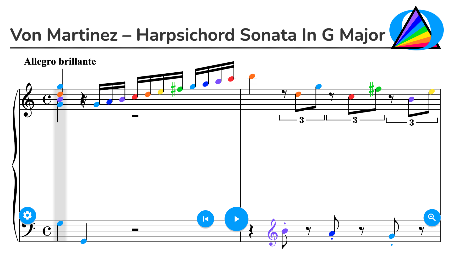 von Martinez – Harpsichord Sonata in G Major